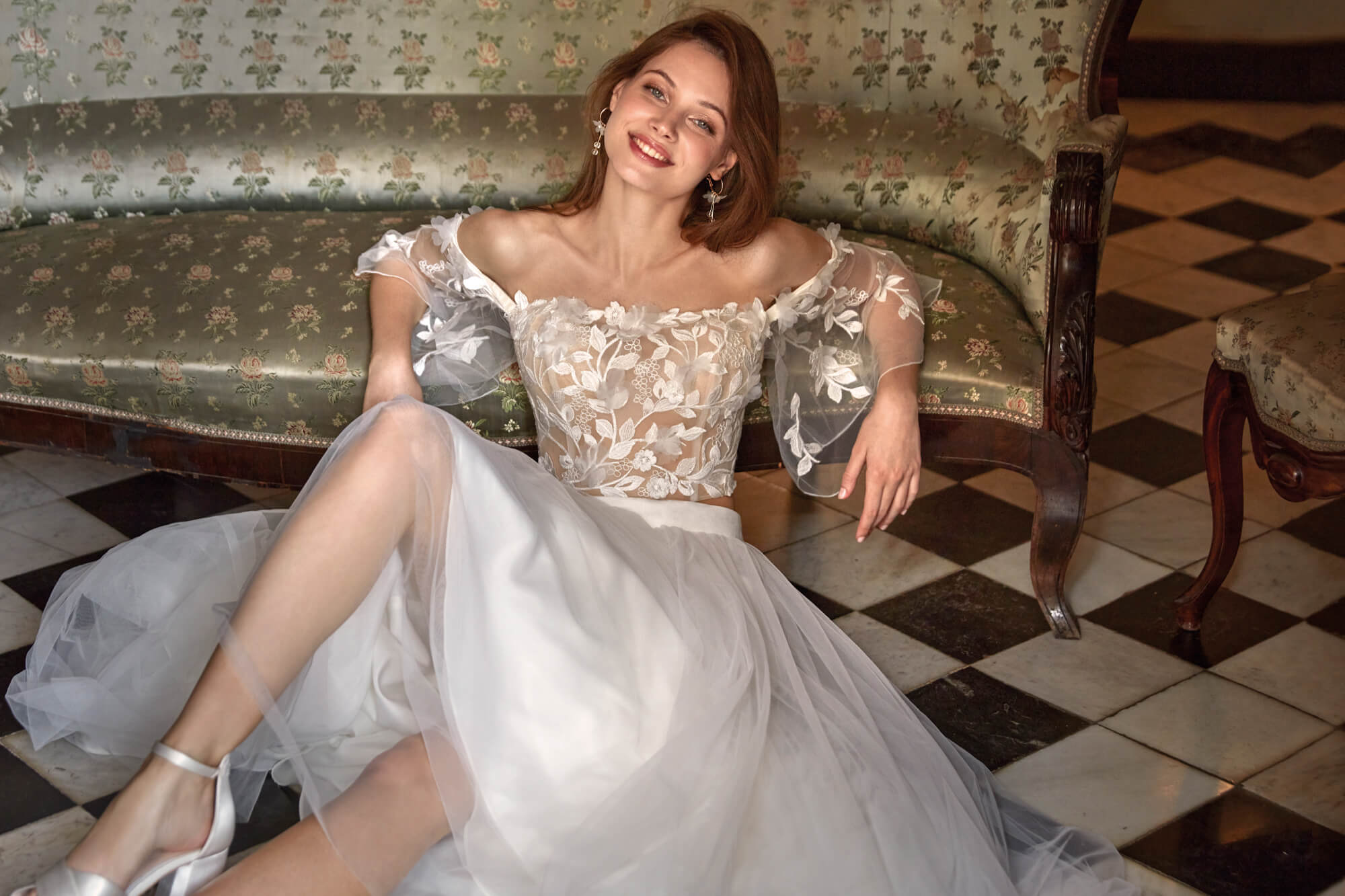 Boho Vintage Brautkleid